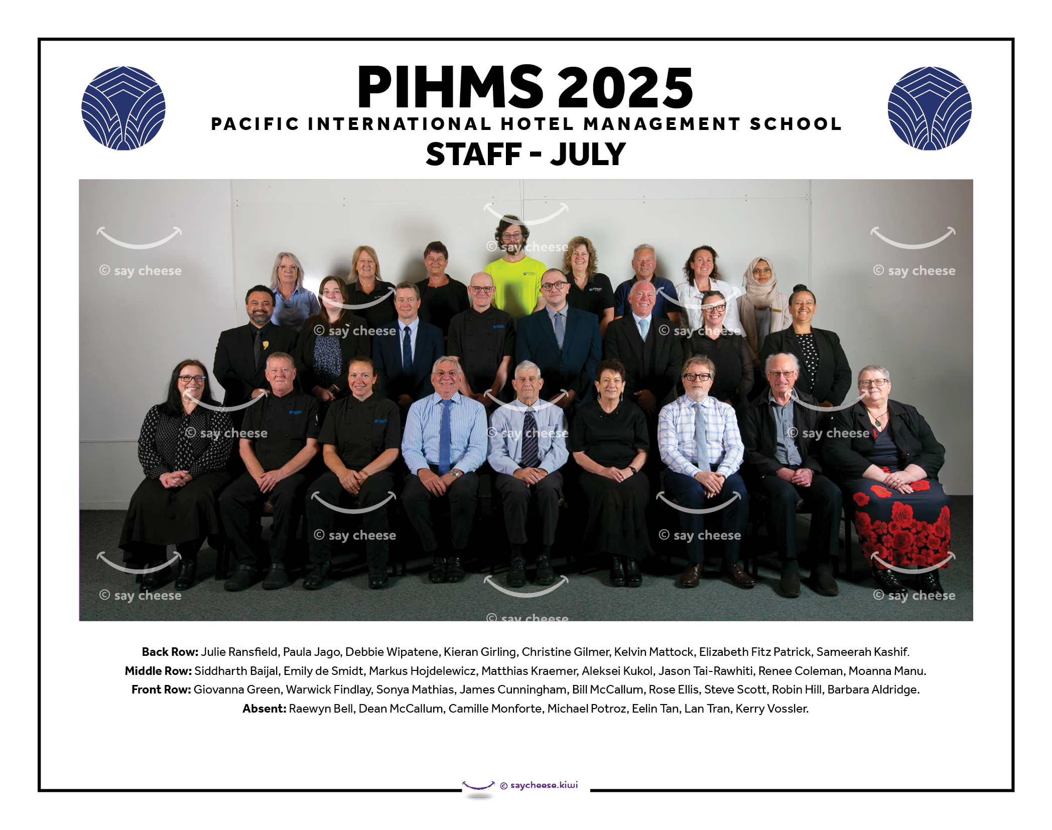 2025 STAFF - JULY