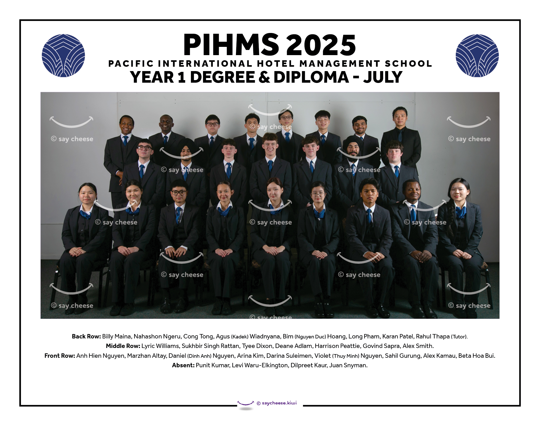 2025 YEAR 1 DEGREE & DIPLOMA - JULY